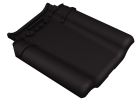 TUILE D'ABOUT GAUCHE POSTEL 20  ANTHRACITE