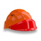 Casque - Orizon orange visiere rouge - Taille unique