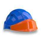 Casque - Orizon bleu visiere orange - Taille unique