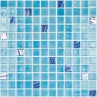 Mosaïque en verre recyclé - 501/734 COLORS+ TURQUESA 25X25MM