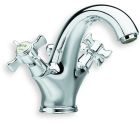 lavabo chambord large chrome + vidage