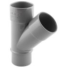 Culotte PVC évacuation 45° mâle/femelle Ø40 - CULOTTE MALE 45° D 40 60p
