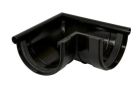 ANGLE DE GOUTTIERE EXTERIEUR A JOINT POUR PROFILE LG25 NOIR - UAE25N