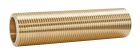 Tube fileté laiton brut à visser - Mâle 15/21 - Longueur 10cm - Sachet de 2 pièces