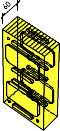 Module complémentaire - Eco-Fix E - long. 1,40m x ep. 60mm