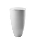 lavabo kracklite free standing blanc brillant