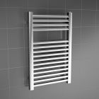 Sèche-serviette - ALCOY 87 électrique avec thermostat chromé 868 x 500 mm