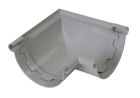 ANGLE DE GOUTTIERE A COLLER A 90° POUR PROFILE LG25 GRIS - ANC25