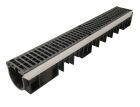 Caniveau profondeur 1 grille polyamide - long. 1m x larg. 100mm - classe B125