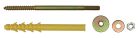 VIS 2 FILETS M12 18 X 350 Sachet de 1 - Fixations lourdes pour l'isolation par l'extérieur vis 2 filets M12 - diam. 18mm x long. 0,35m