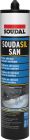 Mastic silicone acétique - SOUDASIL SAN transparent - cartouche de 280ml