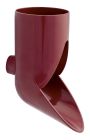 PIED DE CHUTE PROFILE GOUTTIERE TYPE 29 DIAMETRE 80 BRIQUE - URWS801R