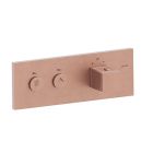 FACADE THERMO UP HORIZONTALETHERMO 2 SORTIES QUADRI OR ROSE BROSSE