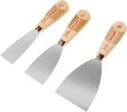KIT DE 3 COUTEAUX DE PEINTRE INOX