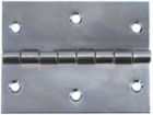 CHARNIERE ACIER RECTANGULAIRE LAITONNEE  100 X 72 mm - P/20