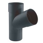 Culotte de descente 67° Ø80 mâle/femelle graphite - CULOTTE 67° MF 25 GRAPHITE