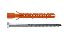 Cheville cadre double exp. mbs 10x80+tiref.