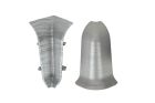 Plinthes - KIT ANGLES PLINTHE GRIS ALU