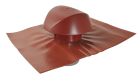 CHAPEAU VENTILATION COLLERETTE ETANCHEITE  D 100 ROUGE     - VVE10R