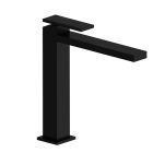 MITIGEUR LAVABO TABULA MI-HAUT AVEC VIDAGE UP & DOWN BLACK MAT