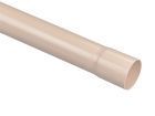 Gouttière PVC-U jaune sable demi ronde développé T25 - long. 2m