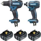 Ensemble de 2 machines 18 V Li-Ion 3 Ah (DDF482 + DTD152)