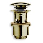bonde up&down lavabo avec trop plein 25-49 mm vieux bronze