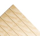 Contreplaqué Pin Radiata Rainuré Elégie - long. 2,44 m x larg. 1,22 m x ep. 9 mm