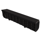 CANIVEAU XL 130X200X1000 PP NOIR + GRILLE PVC 250 + BGP130