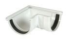 ANGLE DE GOUTTIERE EXTERIEUR A JOINT POUR PROFILE LG25 BLANC - UAE25B