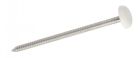 POINTE ANNELEE TETE BOMBEE PLASTIFIEE BLANCHE  2,1X30CDT100P