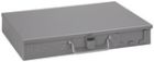 ASSORTIM COFFRET METAL VIDE  315 X 216 X 52 mm RAL 9006 - P/1