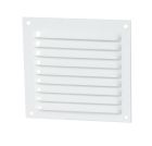 GRILLE PERSIENNE ALU BLANC ANTI INSECTE  DIMENSION 10X10    - 1LM1010B