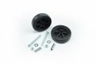 ensemble roues+visserie paire fixe et pliant   pour plate forme PROFORT PLIANT