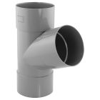 Culotte PVC évacuation 67° femelle/femelle Ø80 - CULOTTE FEMELLE 67° D 80