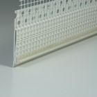 Profilé de liaison enduit-métal avec trame - 0,125 x 2,0 m