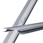 Profilé de ventilation entre lame long 4 metres largueur 40 mm - Profilé de ventilation entre lame long 4 metres largueur 40 mm pour Lambris Accessoires Communs couleur GRIS