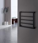 Sèche-serviette électrique - QUADRI noir mat 150W