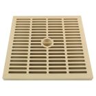 Grille légère pour regard 300x300mm sable - GRILLE POLY. 300 X 300 SABLE