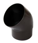 COUDE ESTHETIQUE INTERIEUR TUBE MALE/FEMELLE 45° DIAMETRE 100 MARRON - UCT4GT1M