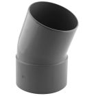 Coude PVC évacuation 20° mâle/femelle Ø100 - COUDE MALE 20° D 100 45p