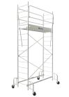 Échafaudage roulant en acier galvanisé JUNIOR 200 - hauteur de travail 4,8m - Junior 200