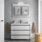 Meuble Attila 1000 Blanc 3 tiroirs
