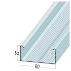 Profilé pour plafond C avec replis anguleux C 60-27