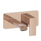 LAVABO MURAL QUADRI S PLAQUE SAILLIE 22.5 CM OR ROSE EX QS268