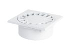 SIPHON COUR 150X150 SORTIES 40/50/63 BLANC   - SC456B