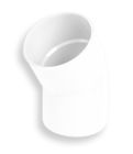 COUDE SIMPLE MALE/FEMELLE 30' DIAMETRE 100 BLANC - CT3B