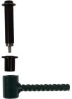 GOND ACIER D14 POUR PENTURE ALU NOIR (AXE SURMOULÉ  + CLIP) Seau 30