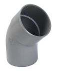 COUDE MALE/FEMELLE 45° DIAMETRE 80 GRIS - CR4GT