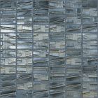 Mosaïque en verre recyclé - 659 MOON BLACK RECTANGULAR 25X50MM